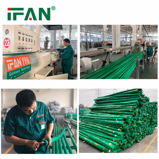 Ifanplus Polypropylene Pn20 Green PPR Tube PPR Plastic Pipe