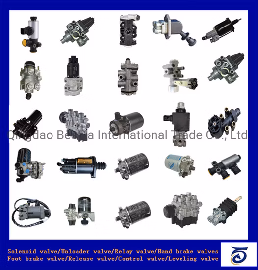 Solenoid Valve/Unloader Valve/Relay Valve/Hand Brake Valve/Foot Brake Valve/Release Valve/Control Valve/Leveling/Ecas Valve
