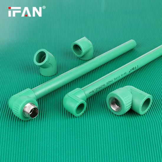 Ifanplus Polypropylene Pn20 Green PPR Tube PPR Plastic Pipe
